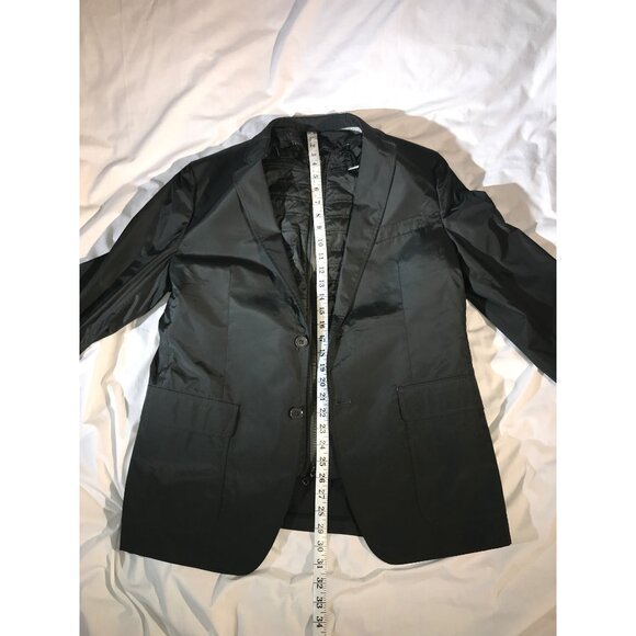 Banana Republic Mens Green Blazer/Field Jacket W/Hood Vest - Picture 5 of 12